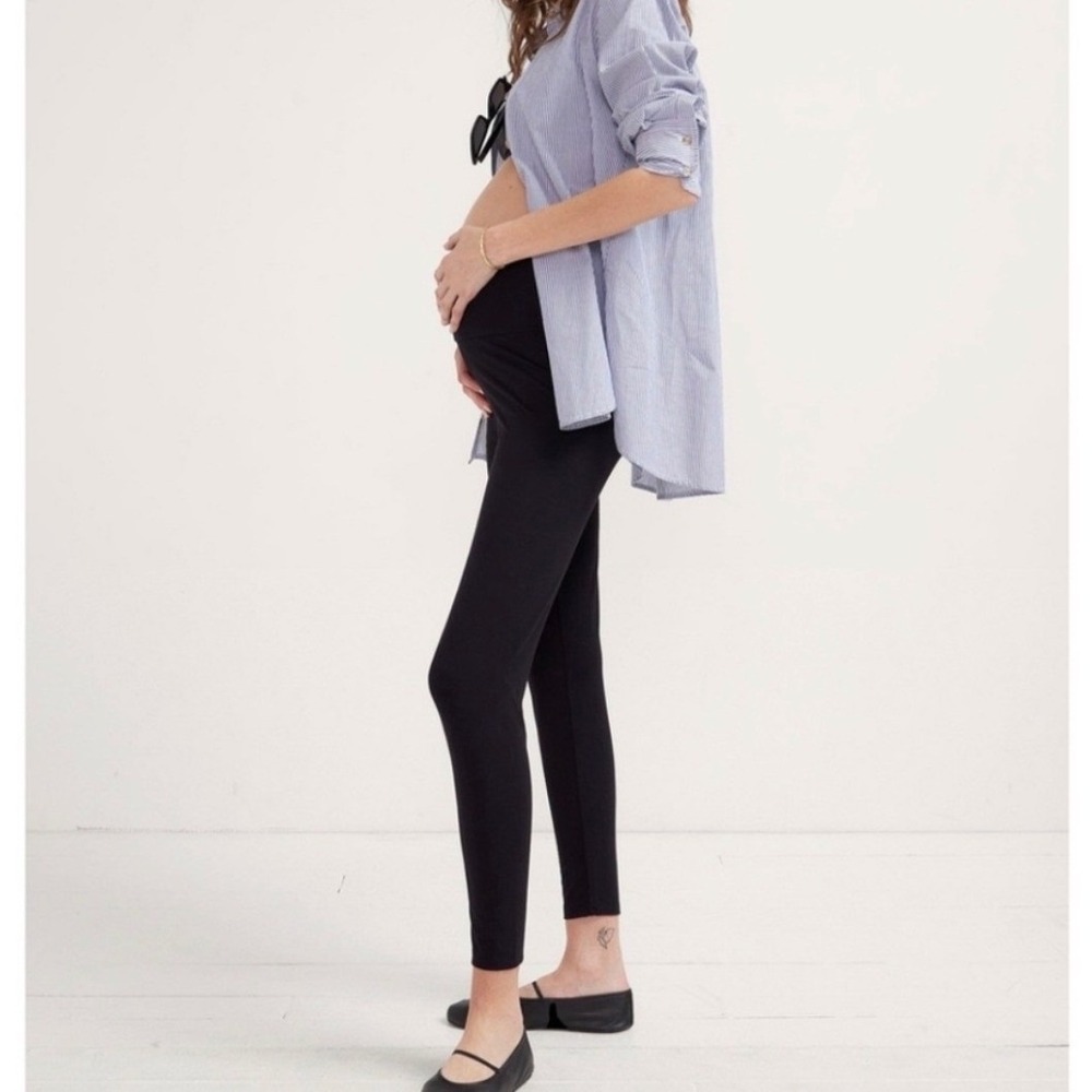 Hatch The Ultimate Before During & After Legging in Black Bamboo - XSmall